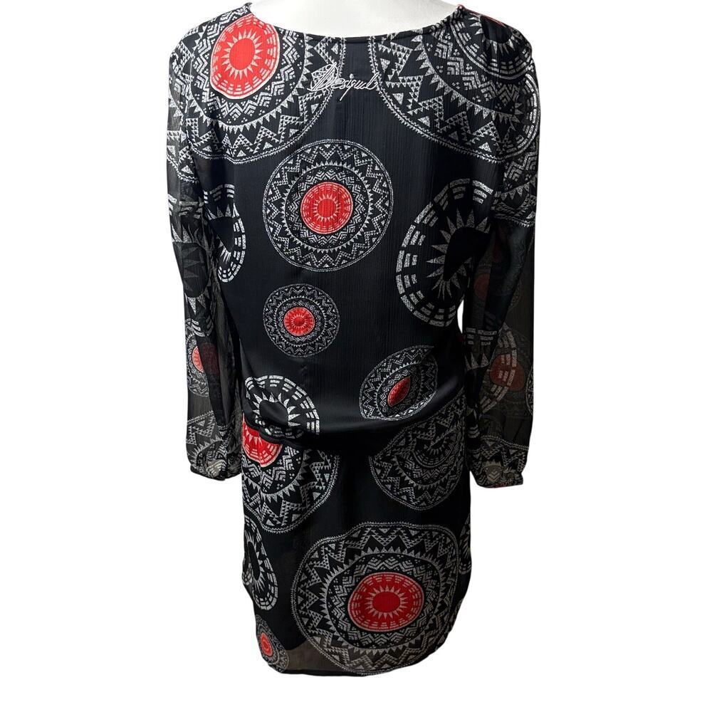 Desigual Boho Mandala Print Dress ✨ Size 40 - Picture 5 of 12
